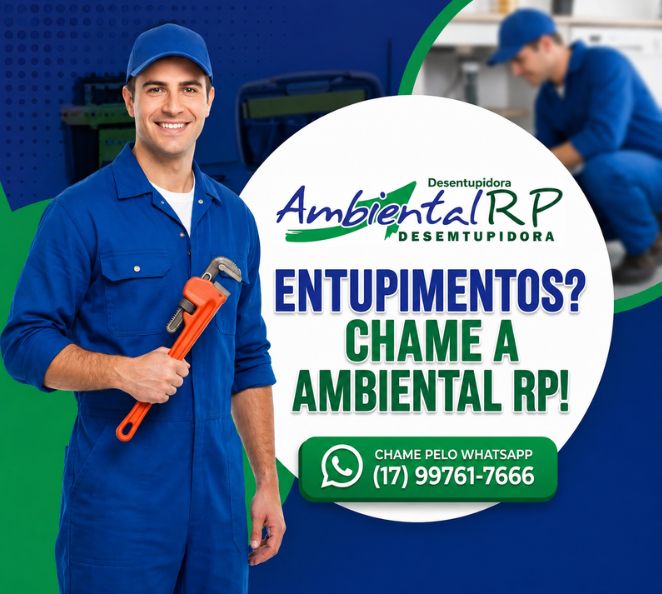 Desentupidora Ambiental RP em Ipiguá SP | Serviço 24h